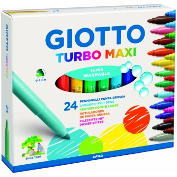 Flomāsteri Giotto Turbo Maxi 24 krāsas FL453502