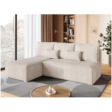 BROMARKT Corner Sofa with Sleep Function Sofa L Sh