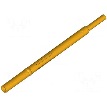 Test probe socket | gold-plated | KS-100 | L: 30mm