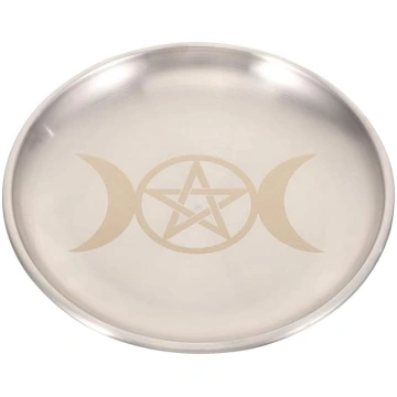 SEWACC Pentagramma Altāra rituāla plate bļoda Plak