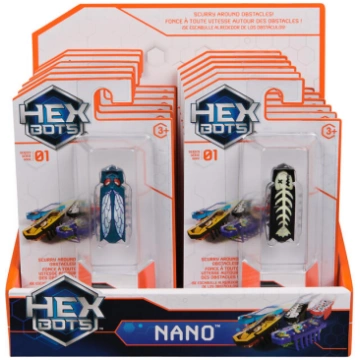 HEX BOTS Interaktīvā rotaļlieta Nano vabole (60715