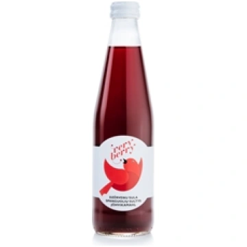 Dabīgā sula VERY BERRY, dzērveņu, stiklā, 0.33l (D