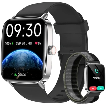 Smartwatch Herren Damen mit Telefonfunktion, 1,85"