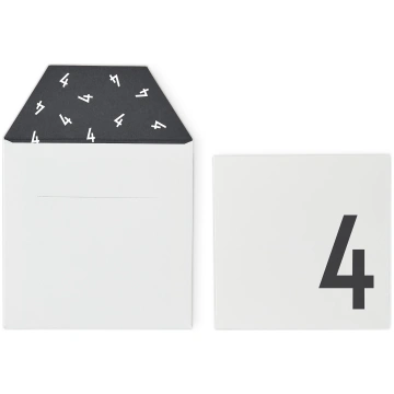 Dzimšanas dienas kartīte bērniem Design Letters 4 