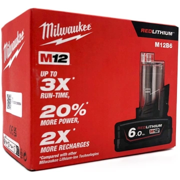 MILWAUKEE M12 B6 Lithium-ion 6Ah Battery 493245139