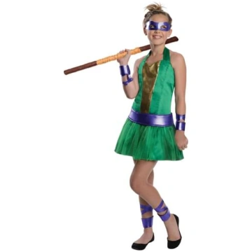 Meitenes Donatello Pusaudžu mutants Ninja Turtles 