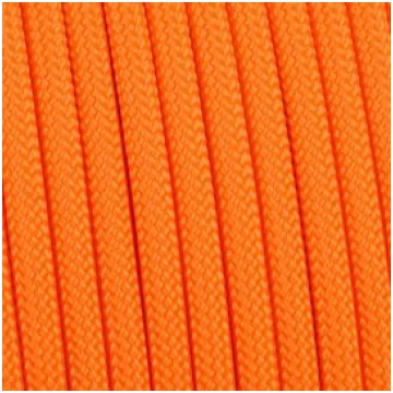 Paracord 550 basic arancio 4 mm - 200 mt