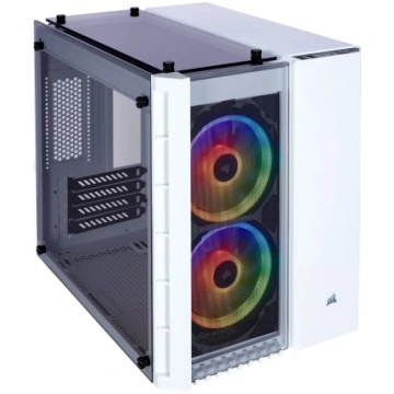Datora korpuss Corsair Crystal 280X Micro ATX Balt