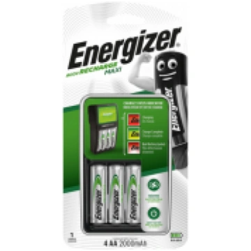 Energizer Accu Recharge MAXI četrvietīgs AA/AAA Ni