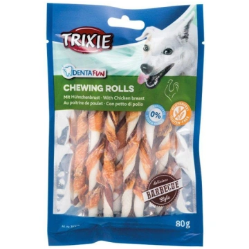 Trixie Denta Fun Barbecue Chewing Rolls Chicken ko
