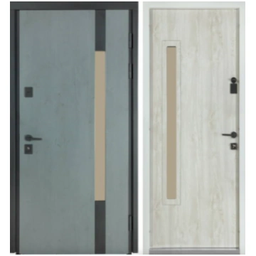 TERMO HOUSE 705/428 metāla durvis Antracīts/Polāra