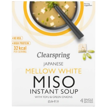 Ātra miso zupa ar tofu un sīpollociņiem, ekoloģisk