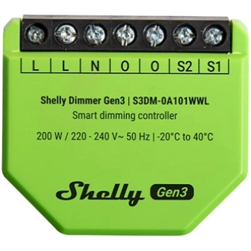 Shelly Dimmer Gen3 WiFi Light Controller DimmerGen