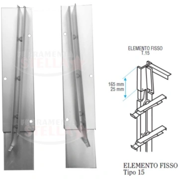 Comando fisso da compensazione ad 1 lamella tipo 1
