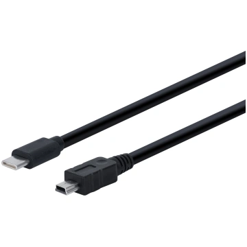 Fuj:tech 908902 USB-C to Mini-B cable 2m, Black