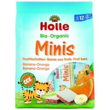 Holle Mini BIO augļu batoniņi ar banāniem un apels