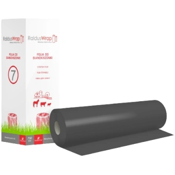 Rulonu ietinamā plēve melna 750mm x 1500m, Elite R