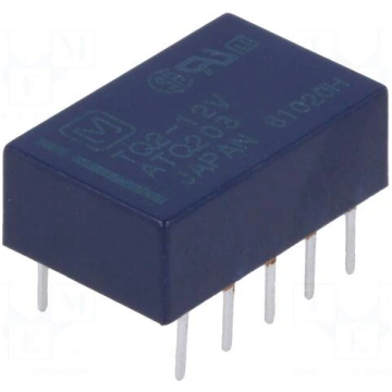 Relay: electromagnetic | DPDT | Ucoil: 12VDC | Ico