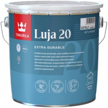 Krāsa Tikkurila Luja 20 Pusmatēta C-Bāze (Tonējamā