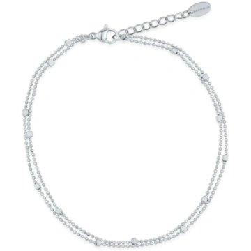 DONDELLA Fléora Silver Anklet 23+3cm