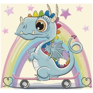 DIAMOND DOTZ DRAGON SKATE 018-DTZ3008