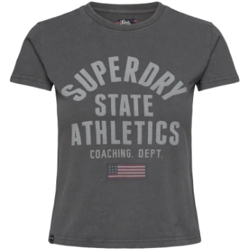 Superdry - Ath Graphic Fitted Tee - izmērs 36