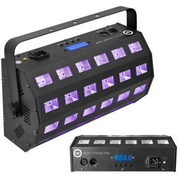 LIGHT4ME LIGHT4ME UV 24 + STROBE DMX reflektor ult