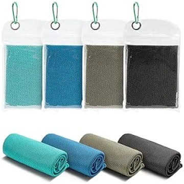 Amazon Basics Sports Cooling Towels for Neck and F
