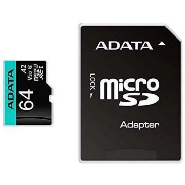 Adata atmiņas karte microSDXC AUSDX64GUI3V30SA2-RA