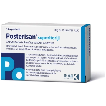 POSTERISAN supozitoriji N10
