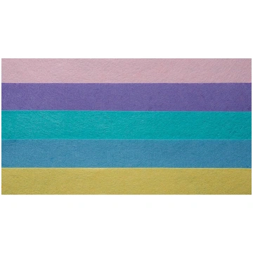 Filca lokšņu komplekts Pastel A4, 5 gab. Nav norād