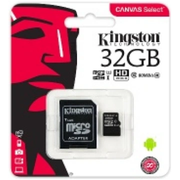 Atmiņas karte microSD "Kingston" 32Gb SDHC (10 cla