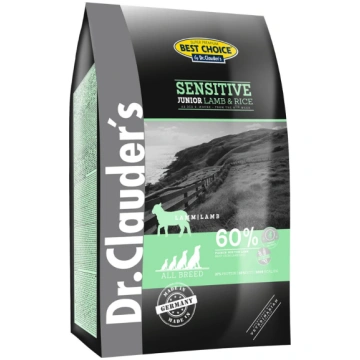 Dr.Clauder´s Sensitive Junior Jērs&Rīsi 4kg Sausā 