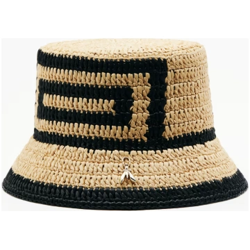 Raffia bucket hat