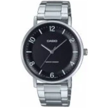 CASIO MTP-VT03D-1BDF Silver Pulkstenis MTP-VT03D-1