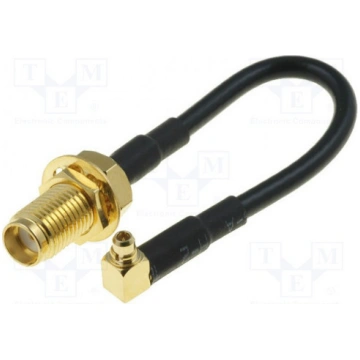 CX-SMA174MMCX-219; Cable-adapter; 100mm; MMCX,SMA;