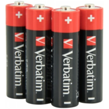 Verbatim 49501 Alkaline Batteries AA LR6 (4 gab/Pa