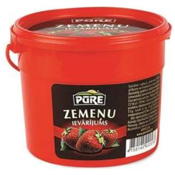 Ievārījums, zemeņu, Pūre, 410g