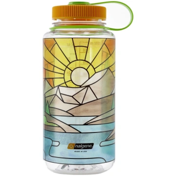 Nalgene WM Wide Mouth 1 l Glass River Ūdens pudele