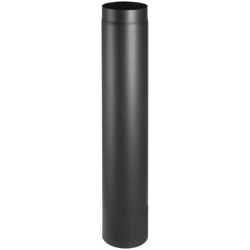 Melno dūmvadu caurule Parkanex D120 mm, 500 mm