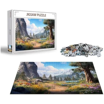 Puzzle Spring Puzzle 4000 gabaliņu dabas koka puzl