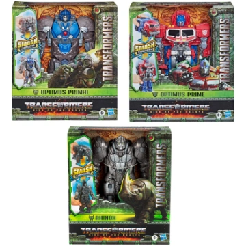 TRANSFORMERS transformators Smash Changer, sortime