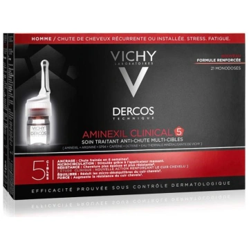 Vichy Dercos Aminexil Clinical 5 serums pret matu 