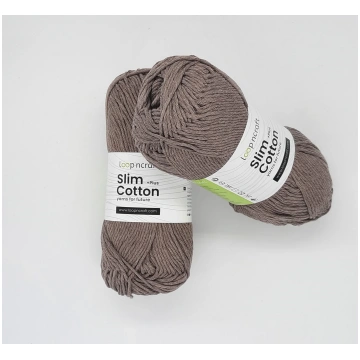 Slim Tortora Recycled Cotton 100gr - 5 pezzi