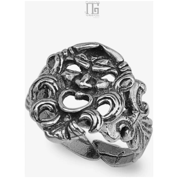 Anello in Argento con Maschera Apotropaica Cod. MG