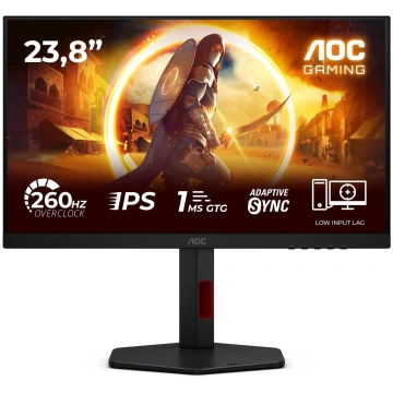Aoc Monitors 24G4ZR, 1920 x 1080, 240 Hz, 1 ms, Fa