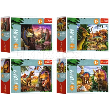 TREFL Mini Maxi puzle Dinozauri, 20 gab