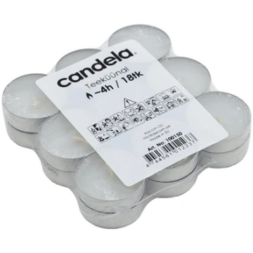 Candela Tea Candles 18pcs White 24100150