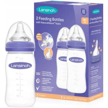 Lansinoh Butelki lWave Teat (2-pack) 2 x 240 ml | 