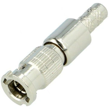 Connector: Micro BNC; plug; male; straight; 75Ω; H